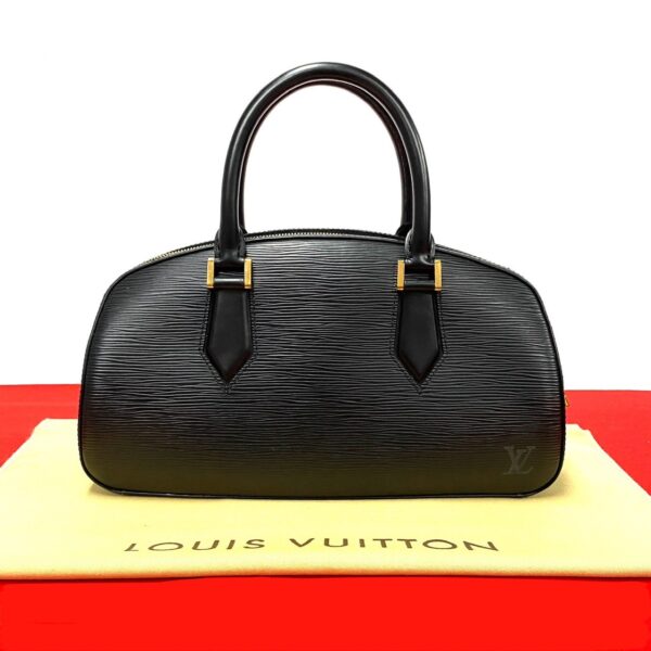 6sbc wz369344 1 Louis Vuitton Jasmine Mini Bag Epi Leather Black Noir