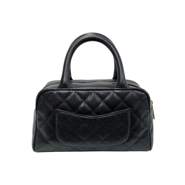 6sbc wz372927 5 Chanel Matelasse Matte Caviar Skin Tote Bag Black