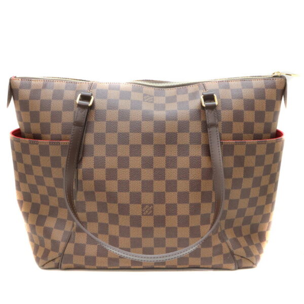 70 1 Louis Vuitton Totally MM Tote Bag Damier Canvas Ebene Brown