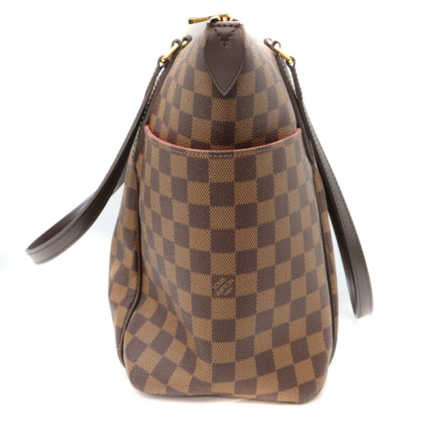 70 3 Louis Vuitton Totally MM Tote Bag Damier Canvas Ebene Brown