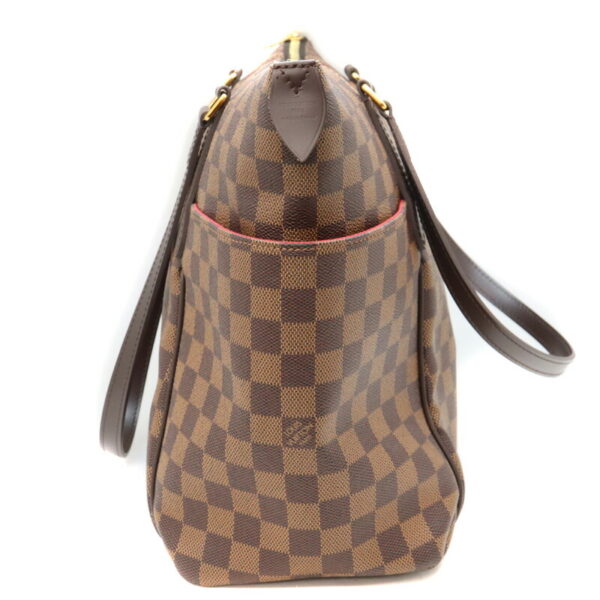 70 4 Louis Vuitton Totally MM Tote Bag Damier Canvas Ebene Brown