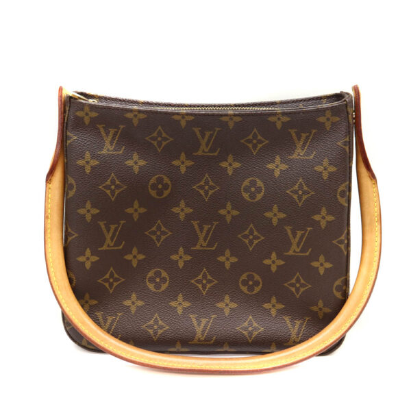 7022 1 Louis Vuitton Looping MM Handbag Monogram Brown