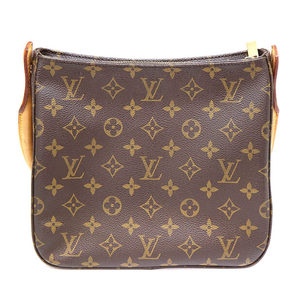 7022 2 Louis Vuitton Looping MM Handbag Monogram Brown