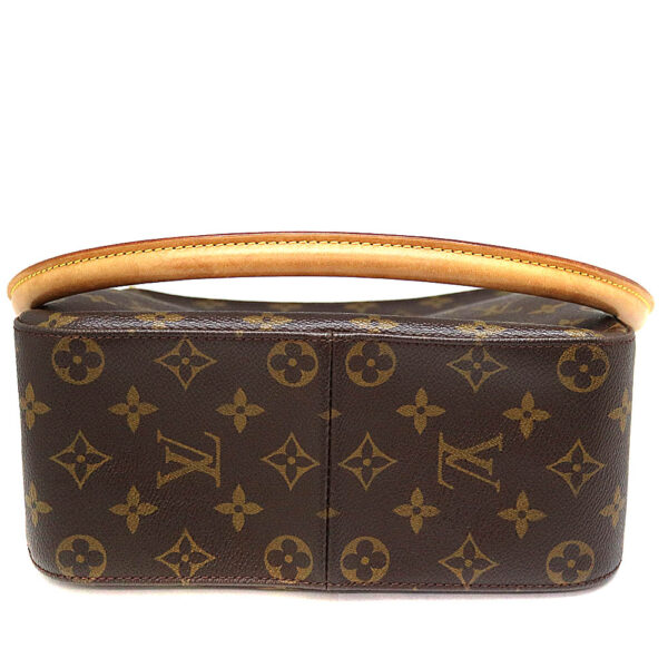 7022 5 Louis Vuitton Looping MM Handbag Monogram Brown