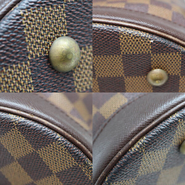 7023 6 Louis Vuitton Male Handbag Damier Ebene Brown