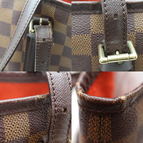 7023 7 Louis Vuitton Male Handbag Damier Ebene Brown