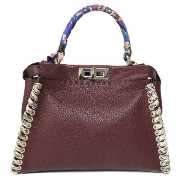 7064 3 Fendi Selleria Peekaboo Medium 2WAY Handbag