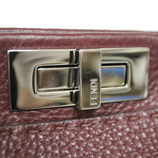 7064 6 Fendi Selleria Peekaboo Medium 2WAY Handbag