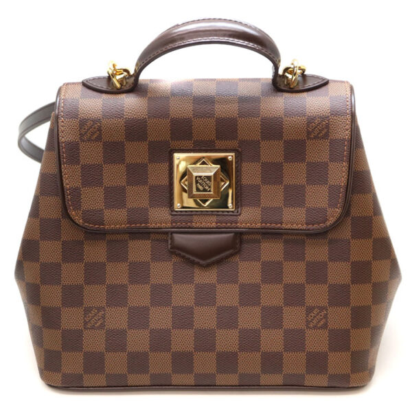 7139 1 Louis Vuitton Bergamo GM Shoulder Bag Damier Brown