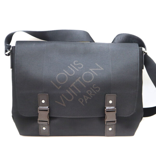 7140 1 Louis Vuitton Lou Shoulder Bag Damier Jean