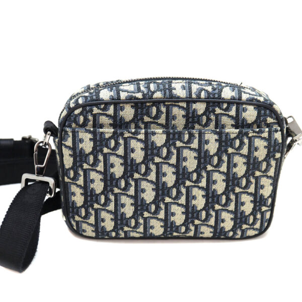 7159 2 Dior Safari Mini Shoulder Bag Navy Blue