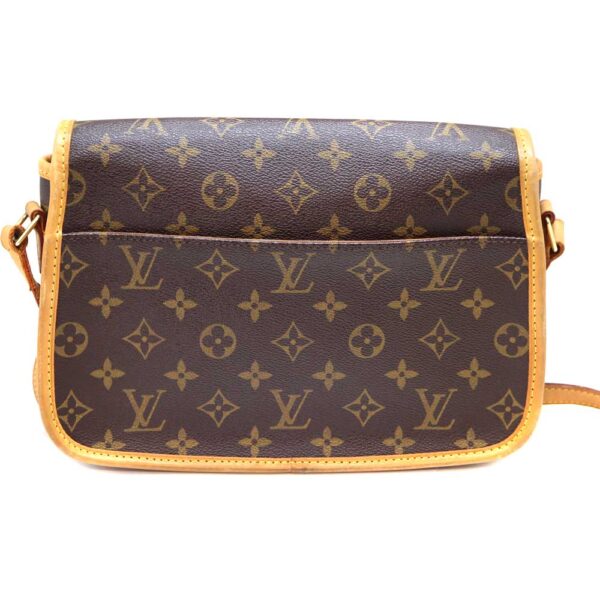 7176 2 Louis Vuitton Sologne Shoulder Bag Monogram Canvas Brown