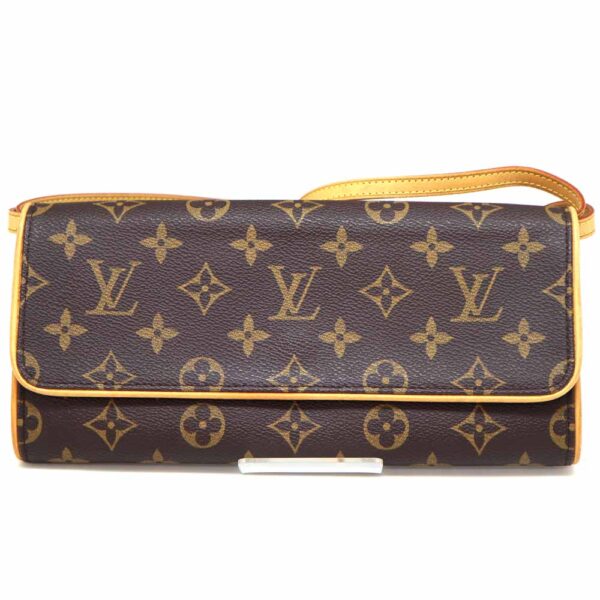 7182 1 Louis Vuitton Pochette Twin GM Shoulder Bag Monogram Brown