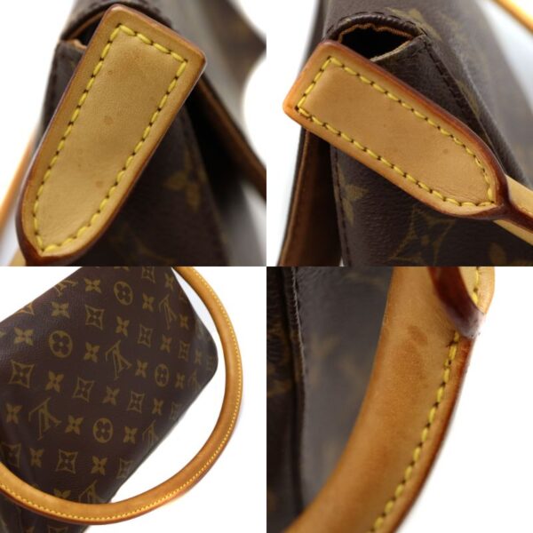 7195 10 Louis Vuitton Mini Looping Handbag Monogram Brown