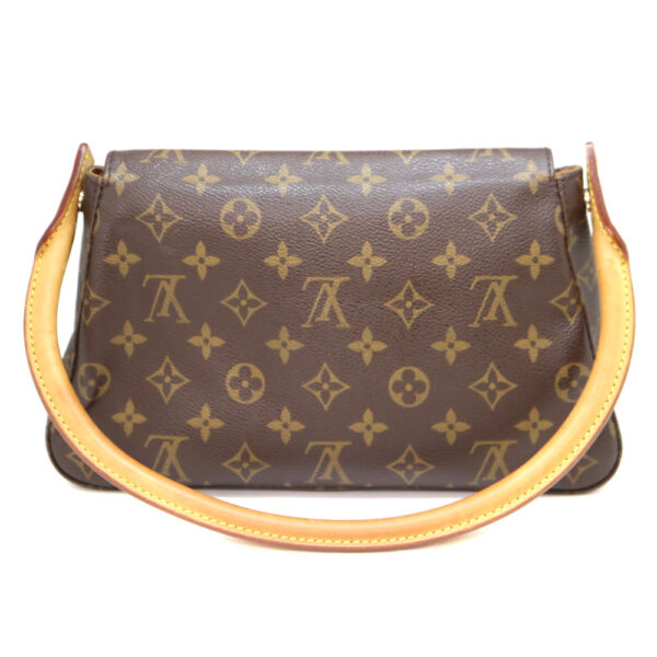 7195 2 Louis Vuitton Mini Looping Handbag Monogram Brown