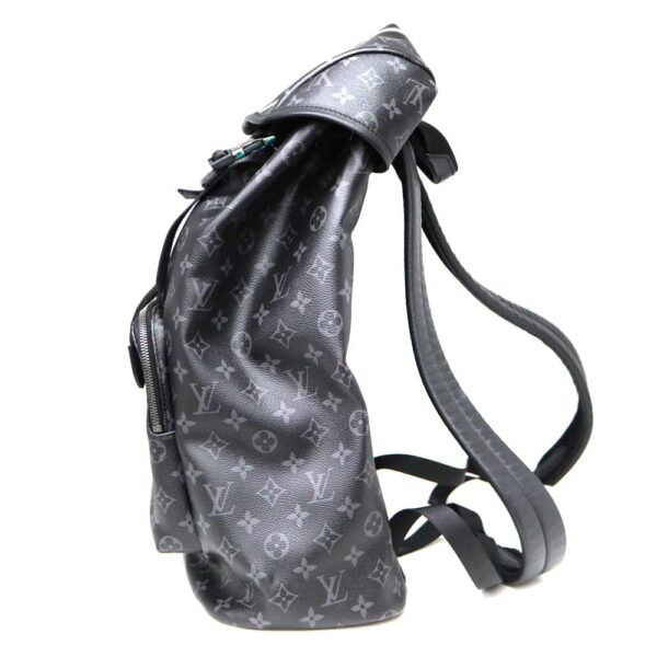 7277 3 Louis Vuitton Zack Backpack Monogram Canvas Gray