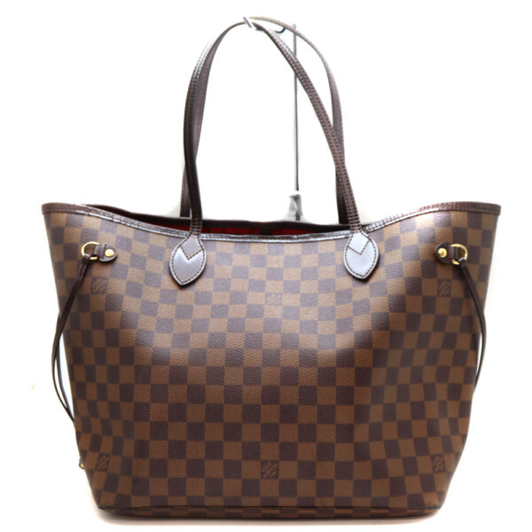 7310 1 Louis Vuitton Neverfull MM Tote Bag Damier Canvas Brown