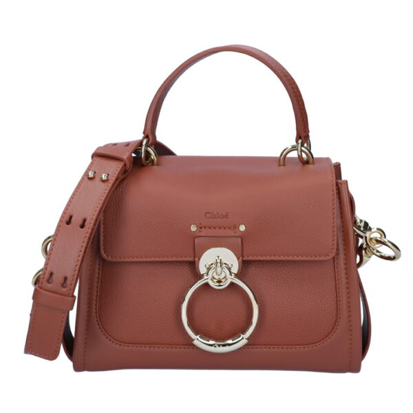 73313 6 Chloe Tess Mini Day Bag 2WAY Bag Brown