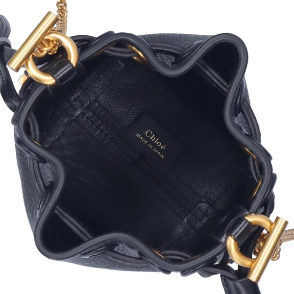 73314 3 Chloe Marcie Micro Bucket Shoulder Bag Black