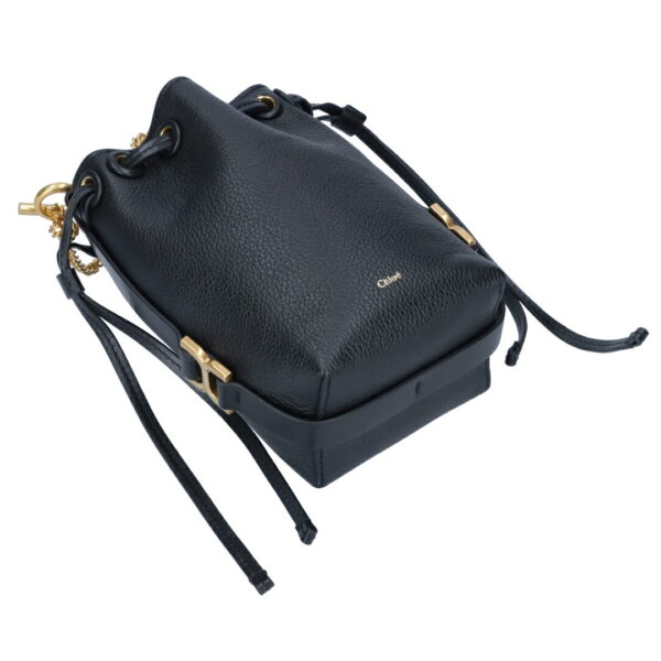 73314 4 Chloe Marcie Micro Bucket Shoulder Bag Black