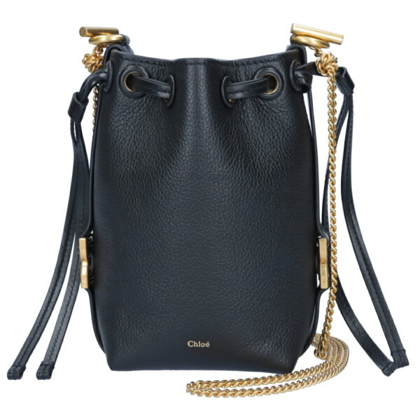 73314 6 Chloe Marcie Micro Bucket Shoulder Bag Black