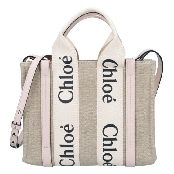 73422 6 Chloe Woody Small Tote 2WAY Bag Pink