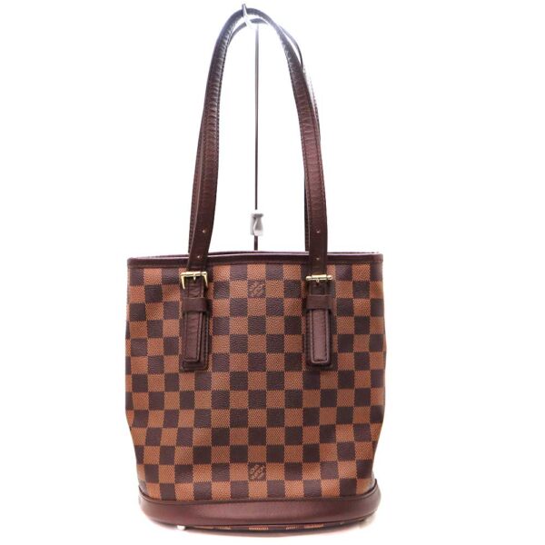 7351 1 Louis Vuitton Male Handbag Damier Ebene Canvas Brown