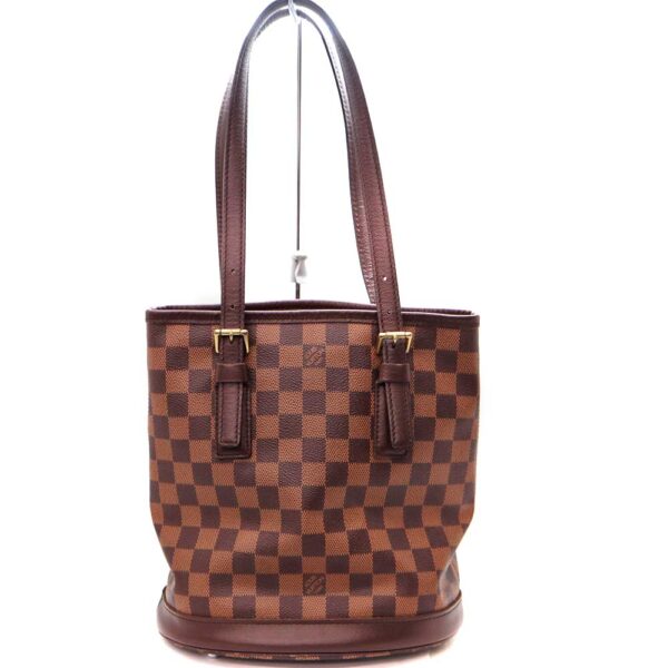 7351 2 Louis Vuitton Male Handbag Damier Ebene Canvas Brown