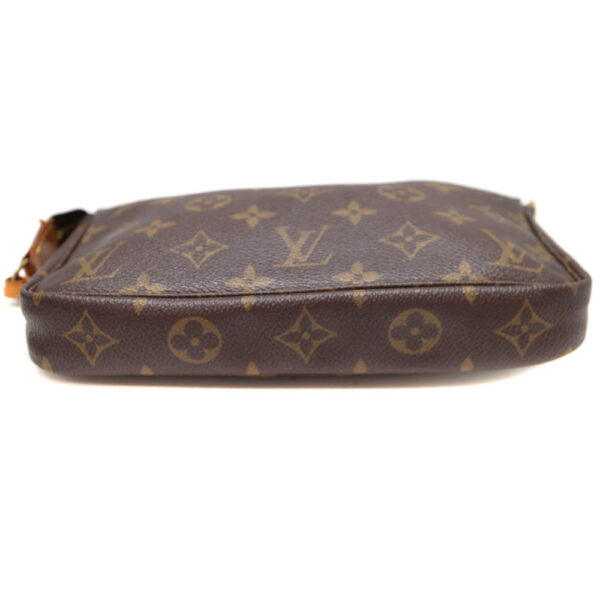 7363 5 Louis Vuitton Pochette Accessoire Pouch Monogram Canvas Brown