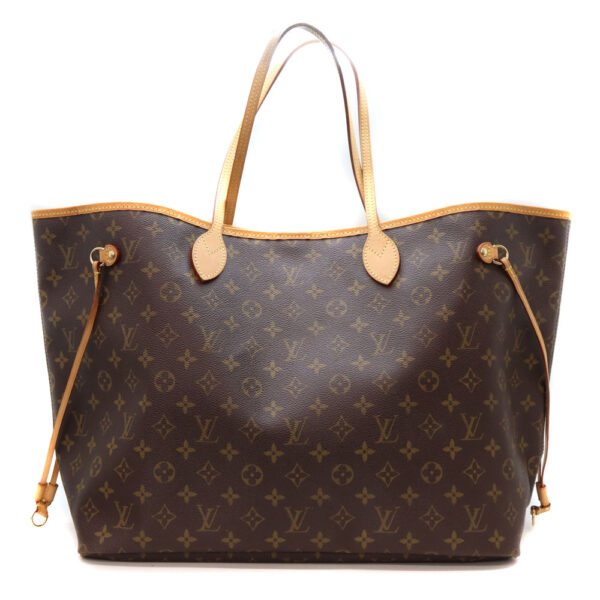 7462 1 Louis Vuitton Neverfull GM Tote Bag Monogram Canvas Brown