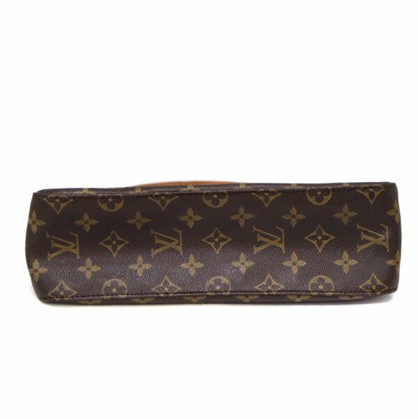 7496 4 Louis Vuitton Mini Looping Shoulder Bag Monogram Canvas Brown