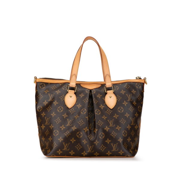 74tczqzznu8vx7cm 3 Louis Vuitton Monogram Palermo PM Handbag Brown