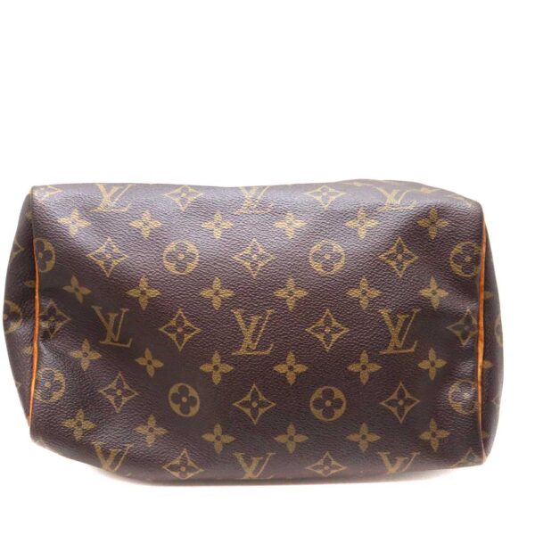 7513 5 Louis Vuitton Speedy 25 Handbag Monogram Canvas Brown