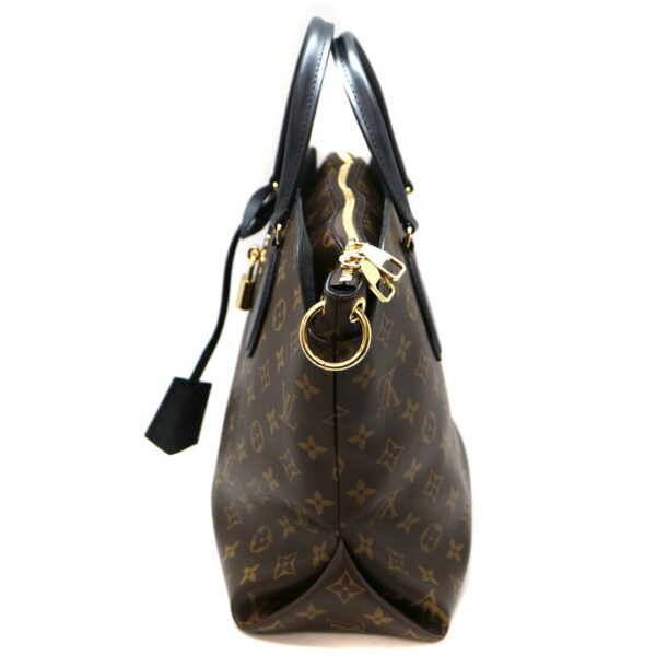 7523 3 Louis Vuitton Flower Zipped Tote Bag 2WAY Monogram Brown