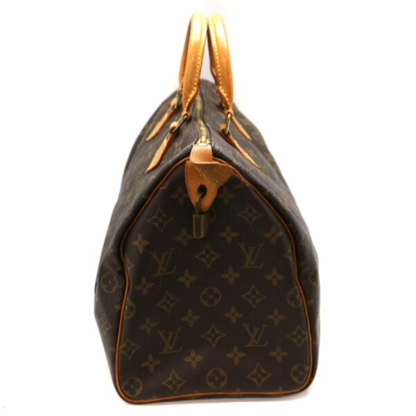 7568 4 Louis Vuitton Speedy 35 Handbag Monogram Brown