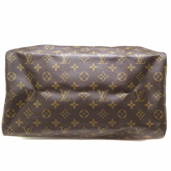 7568 5 Louis Vuitton Speedy 35 Handbag Monogram Brown