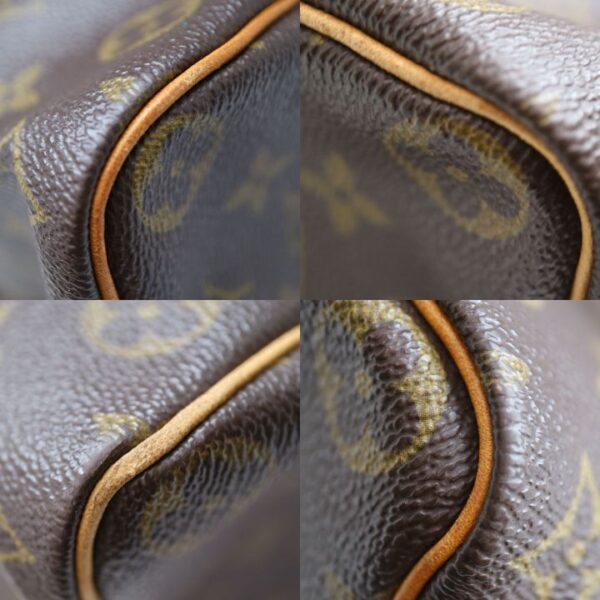 7568 8 Louis Vuitton Speedy 35 Handbag Monogram Brown