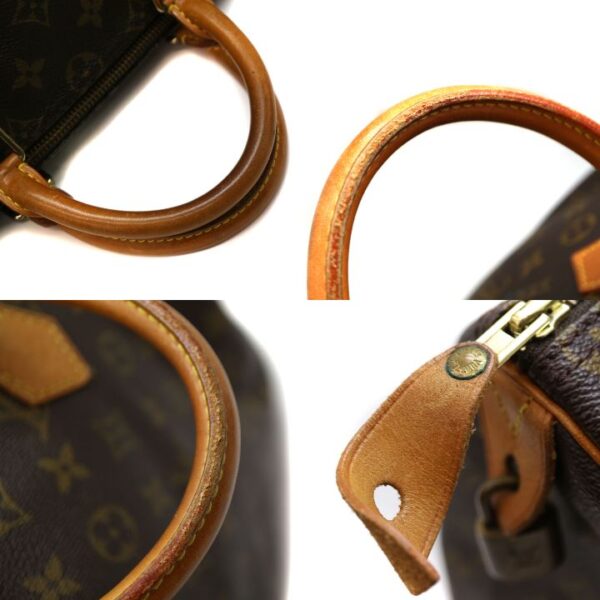 7568 9 Louis Vuitton Speedy 35 Handbag Monogram Brown