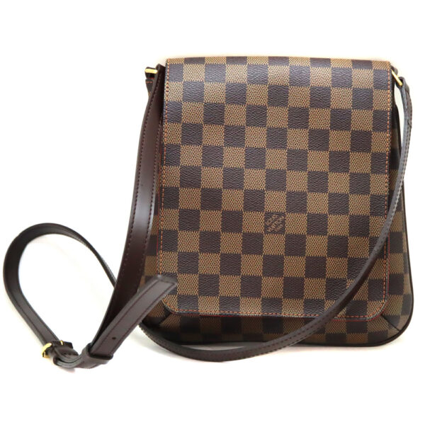 7598 1 Louis Vuitton Musette Salsa Shoulder Bag Damier Canvas Brown