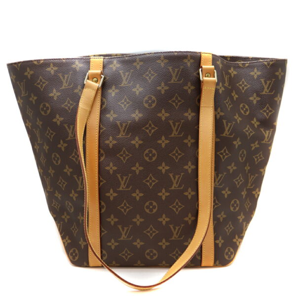 7637 1 Louis Vuitton Sac Shopping Tote Bag Monogram Canvas Brown