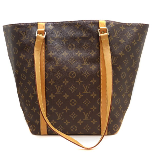 7637 2 Louis Vuitton Sac Shopping Tote Bag Monogram Canvas Brown