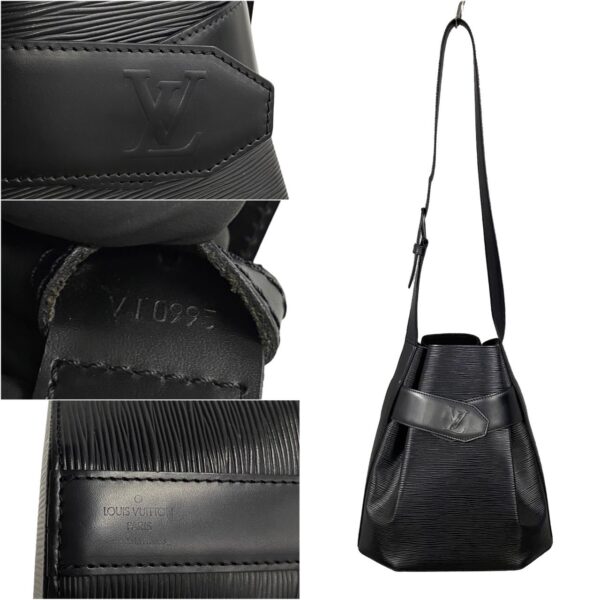 764k764 21219 4 Louis Vuitton Sac De Paul PM Shoulder Bag Epi Leather Noir