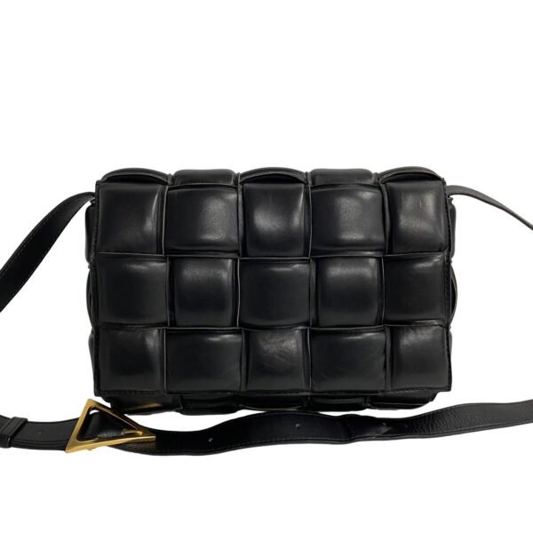 765l764 33973 3 Bottega Veneta Padetto Leather Mini Bag Black