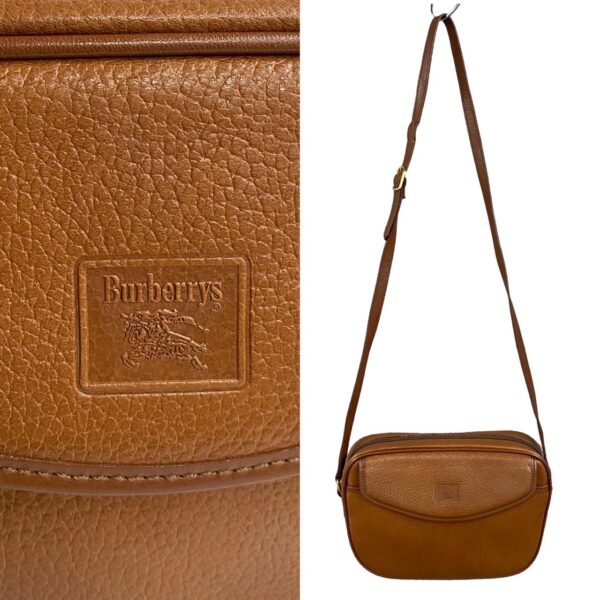 765l765 30109 4 Burberry Nova Check Shadow Horse Leather Mini Shoulder Pochette Brown