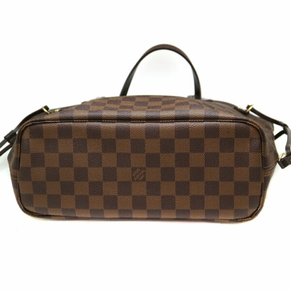 7666 5 Louis Vuitton Neverfull PM Tote Bag Damier Brown