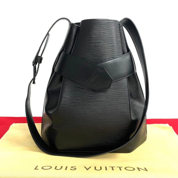 768l768 30274 1 Louis Vuitton Sac De Paul PM Crossbody Bag Epi Leather Black Noir