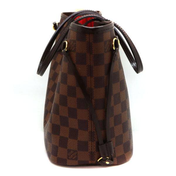 7690 3 Louis Vuitton Neverfull PM Tote Bag Damier Canvas Brown