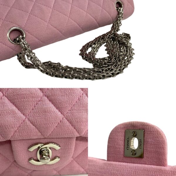 771a771 37172 5 Chanel Matelasse 25cm W Flap Coco Chain Shoulder Bag Pink