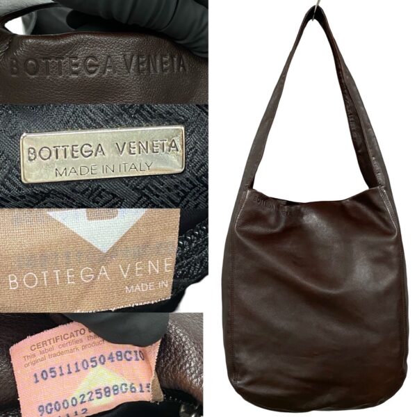 771a771 40650 4 Bottega Veneta Leather Shoulder Bag Brown