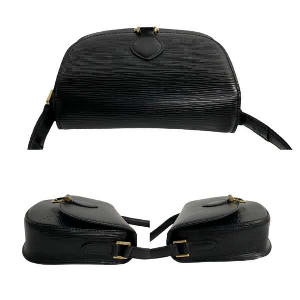 772a772 28772 6 Louis Vuitton Mini Saint Cloud Shoulder Bag Epi Leather Noir Black